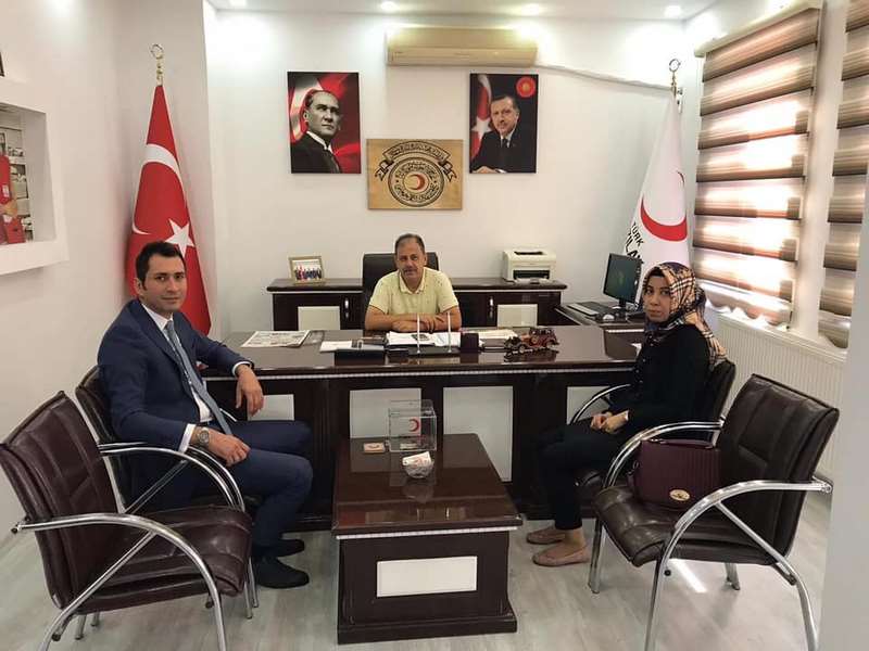 Nizip Denetimli Serbestlik Müdürü Küçük den Türk Kızılayı Nizip Şubesine ziyaret