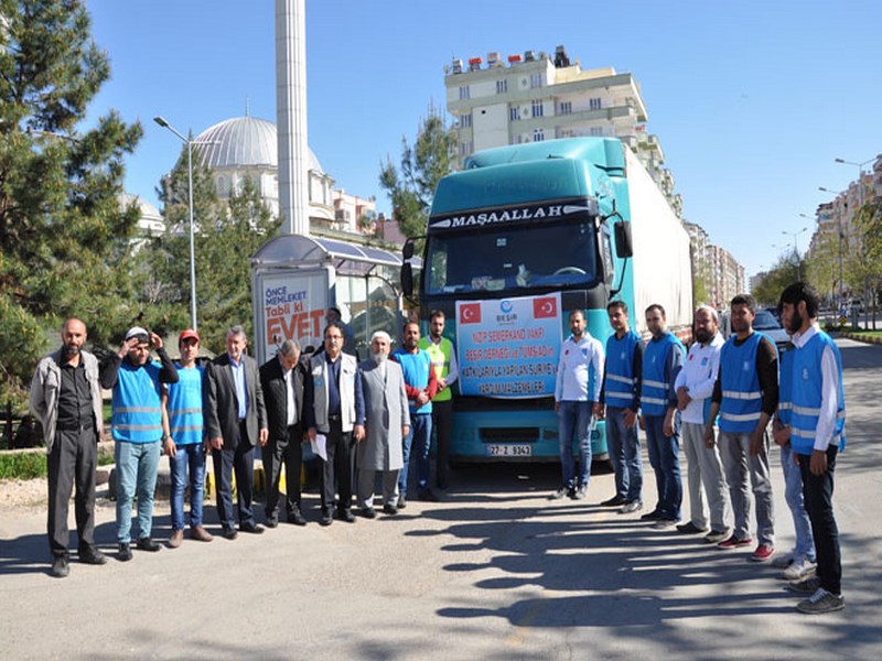 BEŞİR DERNEĞİNDEN SURİYELİLERE YARDIM