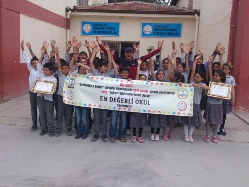 Gaziantepe Değer Projesinde Üç Birincilik Uluyatır Atatürk Ortaokulunun 