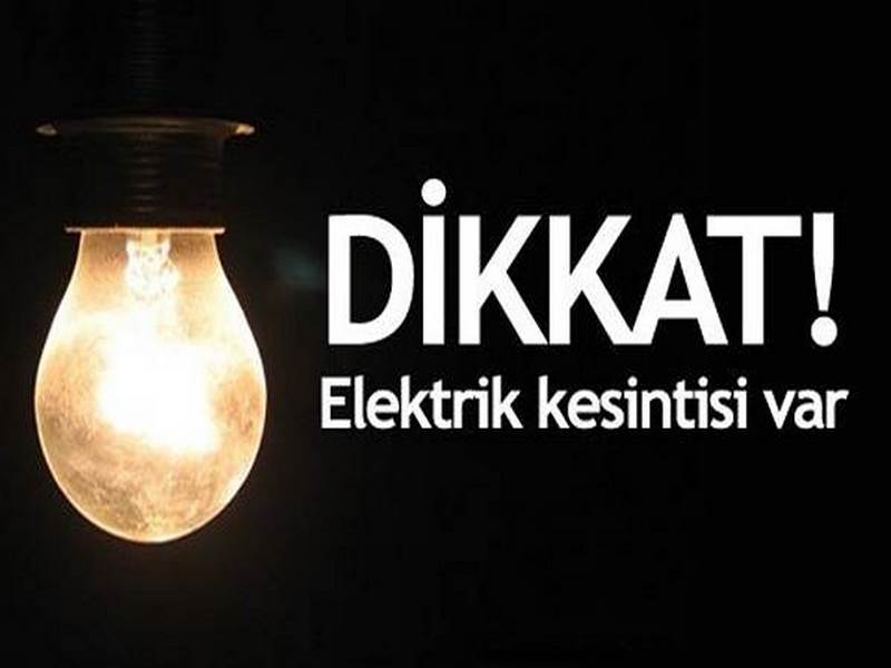 NİZİPTE ELEKTRİK KESİNTİSİ