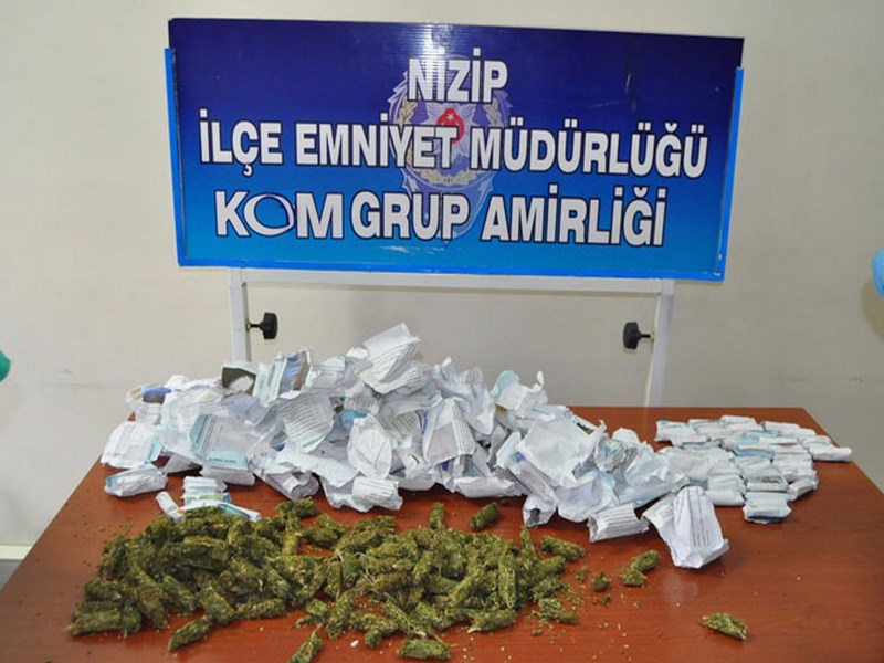 NİZİP TE UYUŞTURUCU OPERASYONU