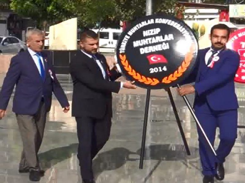 NİZİPTE 19 EKİM MUHTARLAR GÜNÜ KUTLANDI