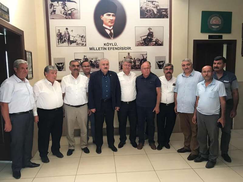 MHP Gaziantep Milletvekili Sermet Ataydan Ziraat Odasına Ziyaret
