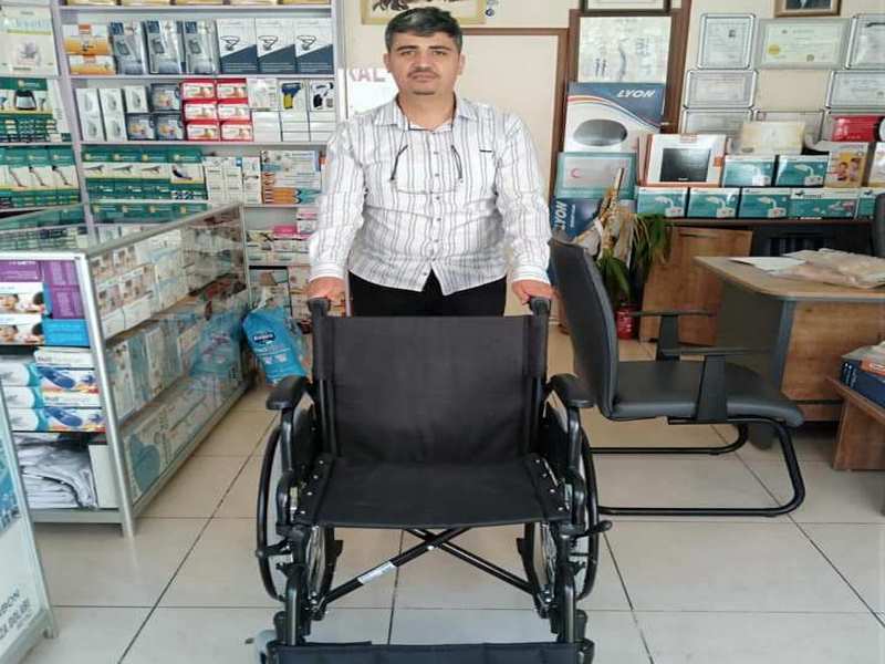 Yaşlı kadının Tekerlekli Sandalye hayali gerçek oldu